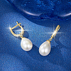 925 Sterling Silver Dangle Hoop Earrings for Women BY4788-3
