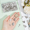 GOMAKERER 96Pcs 16 Style Alloy Pendant FIND-GO0001-90-3