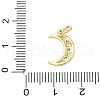 Brass Micro Pave Cubic Zirconia Pendants KK-D364-09G-3