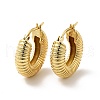 Rack Plating Brass Croissant Hoop Earrings for Women EJEW-F288-18G-1