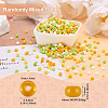 Opaque Glass Round Seed Beads GLAA-TAC0025-07B-07-4