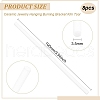 BENECREAT 8Pcs Ceramic Jewelry Hanging Burning Bracket Kiln Tool TOOL-BC0002-21-2