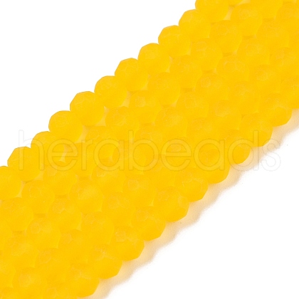 Transparent Glass Beads Strands EGLA-A044-T4mm-MD05-1