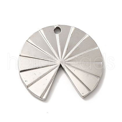 304 Stainless Steel Pendants STAS-M312-01A-P-1