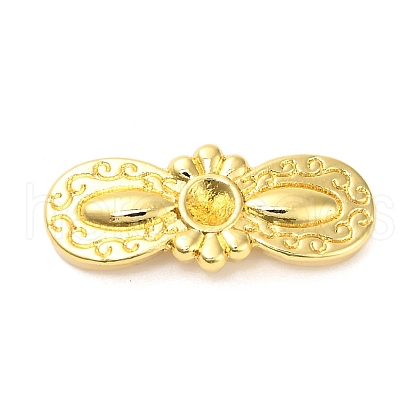 Brass Beads Rhinestone Settings KK-L229-018G-1