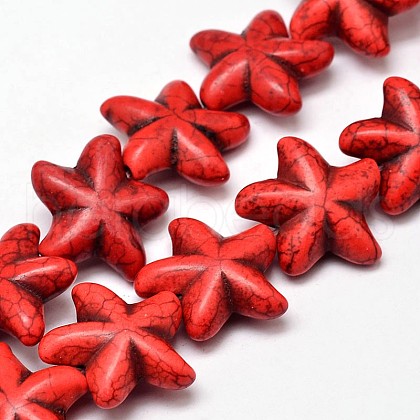 Synthetic Turquoise Bead Strands G-M151-01-1
