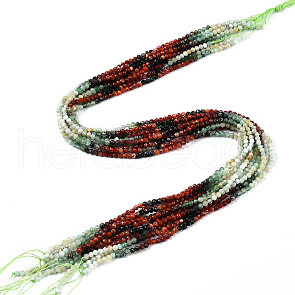 Natural Mixed Gemstone Beads Strands G-D080-A01-02-14-1
