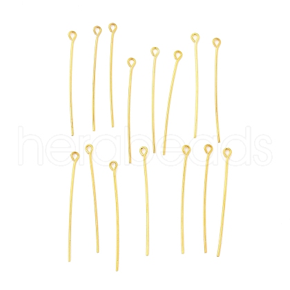 Brass Eye Pins KK-XCP0002-10G-1