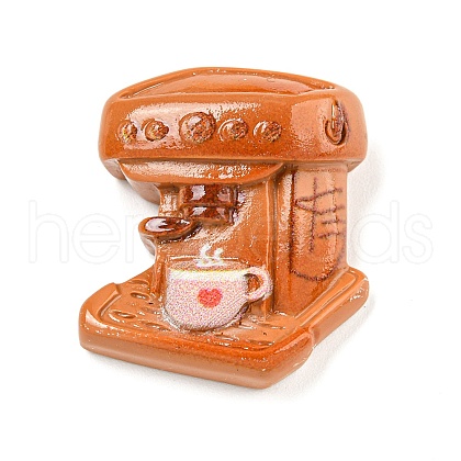 Coffee Theme Opaque Resin Decoden Cabochons RESI-M042-01D-1