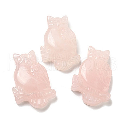 Natural Rose Quartz Pendants G-M417-08G-1