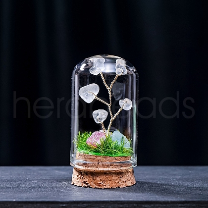 Natural Quartz Crystal Display Decorations G-PW0004-25A-1