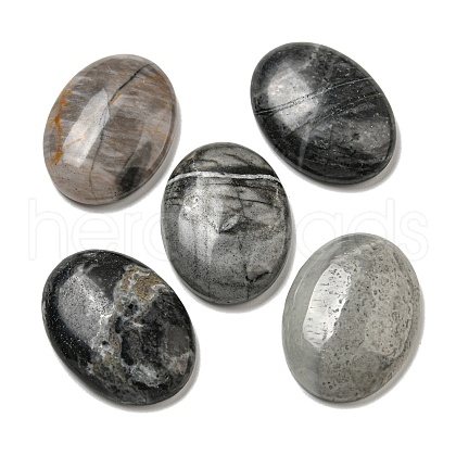 Natural Picasso Jasper Cabochons G-C115-01B-37-1