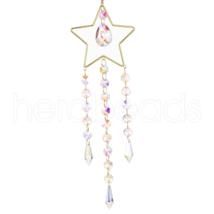 Iron Hanging Ornaments AJEW-H154-07A-1