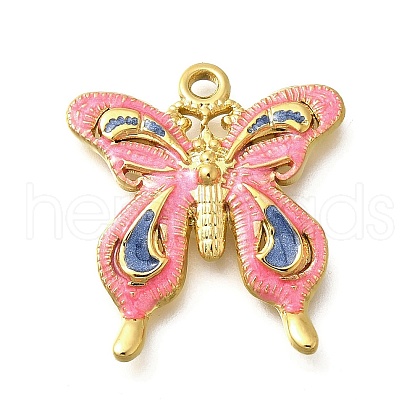 304 Stainless Steel Enamel Pendants STAS-Q347-06G-1
