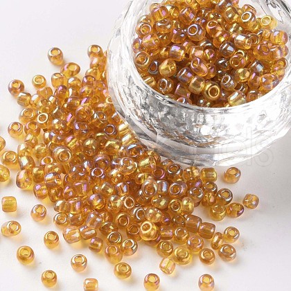 8/0 Round Glass Seed Beads SEED-US0003-3mm-162C-1