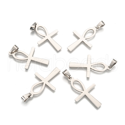 Tarnish Resistant Easter Theme 304 Stainless Steel Pendants X-STAS-D147-15-1