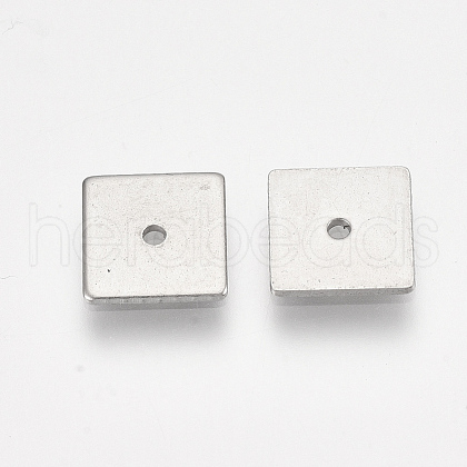 304 Stainless Steel Bead Spacrs X-STAS-S079-85-1