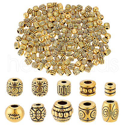AHADERMAKER Tibetan Style Alloy Beads TIBEB-GA0001-02AG-1