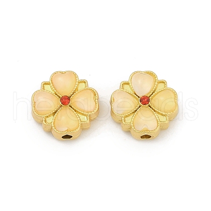 Alloy Resin Rhinestone Beads PALLOY-D369-20MG-01-1