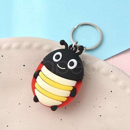 Plastic Ladybug Keychain PW-WGBBAC6-03-1