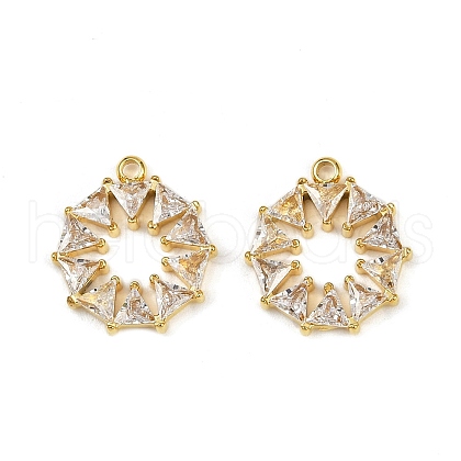 304 Stainless Steel Rhinestone Pendants STAS-L290-34G-1
