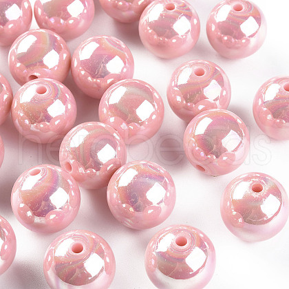 Opaque Acrylic Beads X-MACR-S370-D20mm-A01-1
