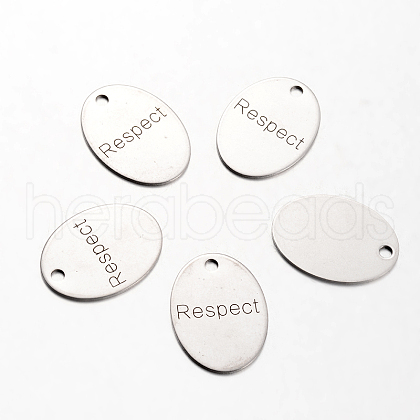 Non-Tarnish Spray Painted Stainless Steel Pendants STAS-I048-L05-1