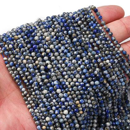 Natural Lapis Lazuli Beads Strands G-RM2025-A24-3mm-1