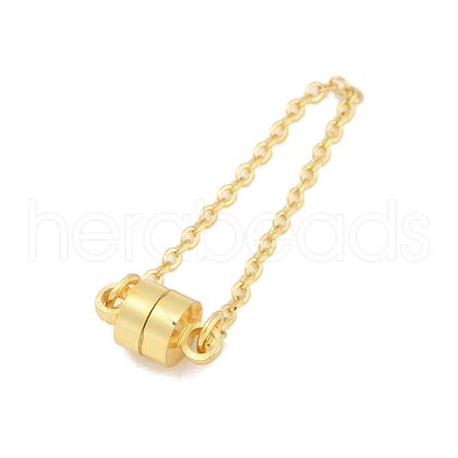 Rack Plating Brass Magnetic Clasps KK-A224-22G-1
