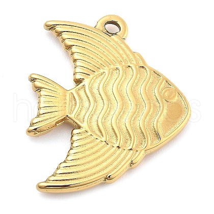 Ion Plating(IP) 304 Stainless Steel Pendants STAS-P379-08C-G-1