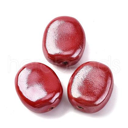 Handmade Polymer Clay Beads PORC-K005-01A-05-1