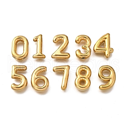 10Pcs 10 Styles 304 Stainless Steel Figure Pendants STAS-V009-02G-1
