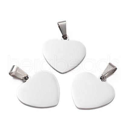 Tarnish Resistant 304 Stainless Steel Stamping Blank Tag Pendants STAS-L220-02C-A01-1
