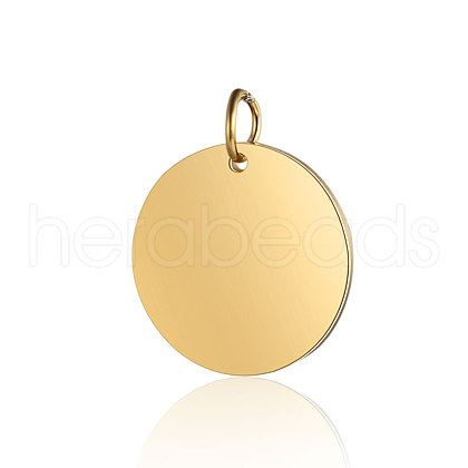 Ion Plating(IP) 304 Stainless Steel Pendants STAS-I311-32G-G-1