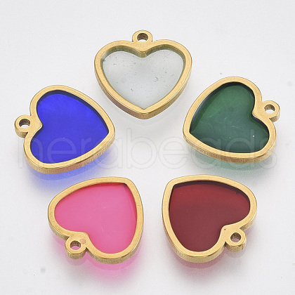 201 Stainless Steel Pendants STAS-R100-43A-1