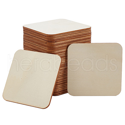 Unfinished Wood Slices WOOD-WH0024-159C-1