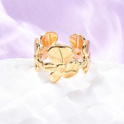 304 Stainless Steel Cuff Rings RJEW-D306-25G-1
