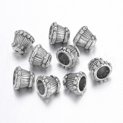Tibetan Style Alloy Caps LF0393Y-1