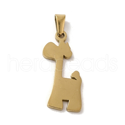 PVD Vacuum Plating 304 Stainless Steel Pendants STAS-B053-11G-1