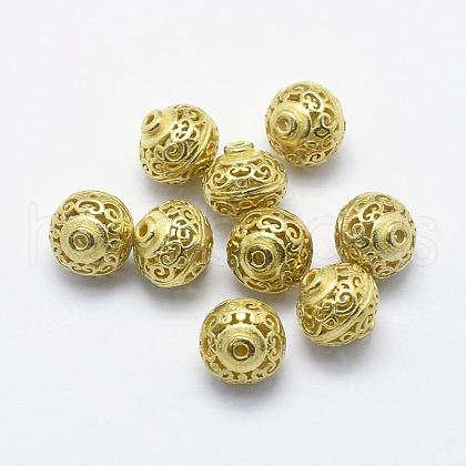 Brass Filigree Beads KK-K186-84C-RS-1
