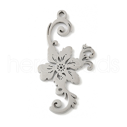 304 Stainless Steel Pendants STAS-V016-22P-1