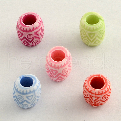 Craft Style Acrylic Beads MACR-Q153-M003-1