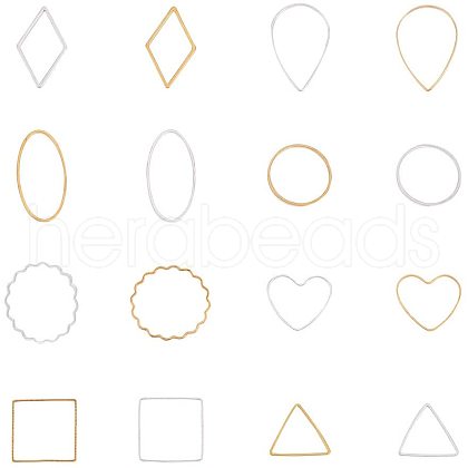 Brass Linking Rings KK-PH0001-17-1