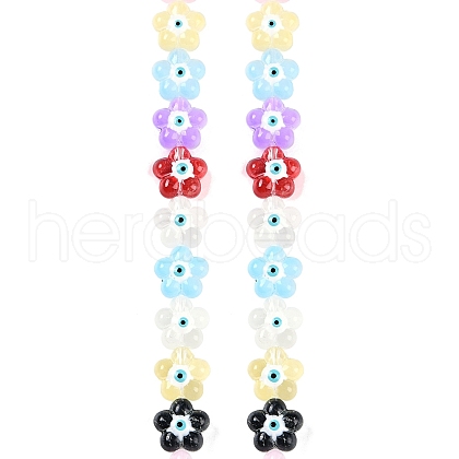 Transparent Glass Beads Strands GLAA-K070-01A-1
