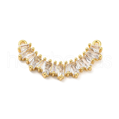 Brass with Cubic Zirconia Pendants KK-Z032-01F-G-1
