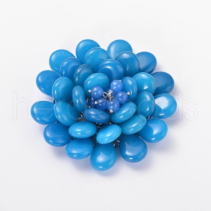 Dyed Jade Cabochons G-N0035-10-1