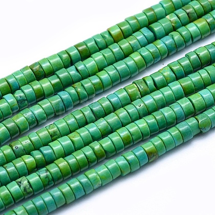 Natural Magnesite Beads Strands TURQ-G148-20-4mm-1