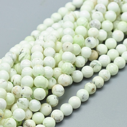 Natural Australian Turquoise(Jasper) Beads Strands G-D0010-06A-6mm-1