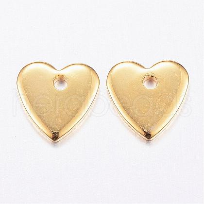304 Stainless Steel Charms STAS-P142-03G-1