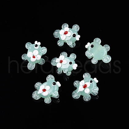 Handmade Lampwork Bumpy Beads Strands LAMP-T021-25G-1
